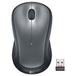Logitech M310 Wireless Mouse, 2.4 GHz Frequency/30 ft Wireless Range, Left/Right Hand Use, Silver/Black view 1