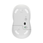Logitech Signature M650 for Business Wireless Mouse, 2.4 GHz Frequency, 33 ft Wireless Range, Medium, Right Hand Use, Off White view 3