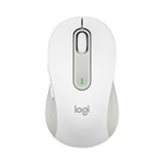 Logitech Signature M650 for Business Wireless Mouse, 2.4 GHz Frequency, 33 ft Wireless Range, Large, Right Hand Use, Off White orginal image