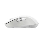 Logitech Signature M650 for Business Wireless Mouse, 2.4 GHz Frequency, 33 ft Wireless Range, Large, Right Hand Use, Off White view 2