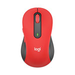 Logitech Signature M650 Wireless Mouse, 2.4 GHz Frequency, 33 ft Wireless Range, Large, Right Hand Use, Red orginal image