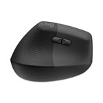 Logitech Lift Vertical Ergonomic Mouse, 2.4 GHz Frequency/32 ft Wireless Range, Left Hand Use, Graphite view 3