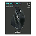 Logitech MX Master 3S Performance Wireless Mouse, 2.4 GHz Frequency/32 ft Wireless Range, Right Hand Use, Black view 1