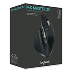 Logitech MX Master 3S Performance Wireless Mouse, 2.4 GHz Frequency/32 ft Wireless Range, Right Hand Use, Black view 3