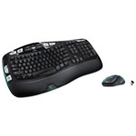 Logitech MK550 Wireless Wave Keyboard + Mouse Combo, 2.4 GHz Frequency/30 ft Wireless Range, Black view 2