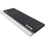 Logitech K780 Multi-Device Wireless Keyboard - Wireless Connectivity - Bluetooth - USB Interface Home, Search, Back, App Switch, Easy-Switch, On/Off Switch Hot Key(s) - English, French - QWERTY Layout - Tablet, Computer - Mac, Android, iOS, PC - White view 5