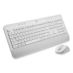 Logitech Signature MK650 Wireless Keyboard and Mouse Combo for Business, 2.4 GHz Frequency/32 ft Wireless Range, Off White view 1