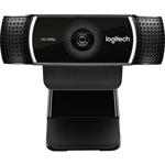 Logitech C922 Webcam - 2 Megapixel - 60 fps - USB 2.0 - 1920 x 1080 Video - Auto-focus - Microphone - Computer, Smartphone view 1