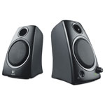 Logitech Z130 Compact 2.0 Stereo Speakers, 3.5mm Jack, Black view 1