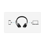Logitech Zone Wireless Plus-UC Binaural Over-the-Head Headset, Black view 5