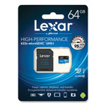 Lexar microSDXC Memory Card, UHS-I U1 Class 10, 64 GB view 1