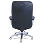 La-Z-Boy Commercial 2000 Big and Tall Executive Chair with Dynamic Lumbar Support, Up to 400 lbs., Black Seat/Back, Silver Base view 5