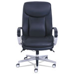 La-Z-Boy Commercial 2000 High-Back Executive Chair with Dynamic Lumbar Support, Supports up to 300 lbs., Black Seat/Back, Silver Base view 2