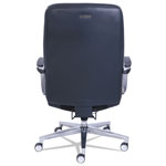 La-Z-Boy Commercial 2000 High-Back Executive Chair with Dynamic Lumbar Support, Supports up to 300 lbs., Black Seat/Back, Silver Base view 4