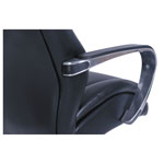 La-Z-Boy Commercial 2000 High-Back Executive Chair, Supports up to 300 lbs., Black Seat/Black Back, Silver Base view 5