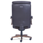 La-Z-Boy Woodbury Big and Tall Executive Chair, Supports up to 400 lbs., Brown Seat/Brown Back, Weathered Sand Base view 3