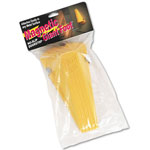 Master Caster Giant Foot Magnetic Doorstop, No-Slip Rubber Wedge, 3.5w x 6.75d x 2h, Yellow view 4