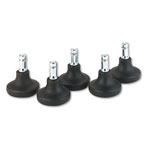 Master Caster Low Profile Bell Glides, B Stem, 110 lbs/Glide, 5/Set view 1