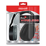 Maxell Bass 13 Wireless Headphone with Mic, Black view 1