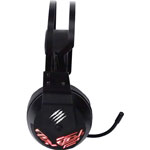 Mad Catz The Authentic F.R.E.Q. 4 Gaming Headset, Black - Stereo - USB - Wired - Over-the-head - Binaural - Circumaural - Omni-directional, Noise Cancelling Microphone - Black view 4