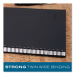 Cambridge Wirebound Action Planner Business Notebook, Dark Gray, 9.5 x 7.5, 80 Sheets view 4