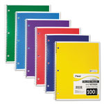 Mead Spiral Notebook, 1 Subject, Medium/College Rule, Assorted Color Covers, 11 x 8, 100 Sheets orginal image