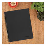 Cambridge Wirebound Business Notebook, Wide/Legal Rule, Black Cover, 9.5 x 6.68, 80 Sheets view 3