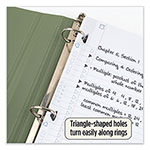 Five Star® Reinforced Filler Paper Plus Study App, 3-Hole, 8.5 x 11, College Rule, 80/Pack view 1