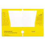 Mead Four-Pocket Portfolio, 8 1/2 x 11, Assorted Colors, Trend Design, 6/Pack view 1