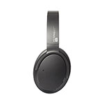 Morpheus 360® SYNERGY HD Wireless Noise Cancelling Headphones Bluetooth Headset with Microphone, 4 ft Cord, Black view 2
