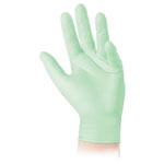 Medline Aloetouch Ice Nitrile Exam Gloves, Medium, Green, 200/Box view 1