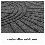 Guardian EcoGuard Diamond Floor Mat, Single Fan, 36 x 72, Charcoal view 2