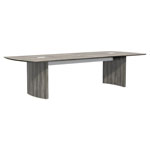 Safco Medina Series Conference Table Modesty Panels, 82 1/2 x 5/8 x 11 4/5, Gray Steel view 1
