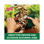 Scotch Brite® Heavy-Duty Scouring Pad, 3.8 x 6, Green, 5/Carton view 5
