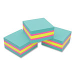 Post-it® Notes Cube, 3 x 3, Bright Blue, Bright Green, Bright Pink, 360 Sheets/Cube, 3 Cubes/Pack view 2