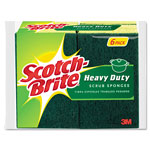 Scotch Brite® Heavy-Duty Scrub Sponge, 4.5 x 2.7, 0.6