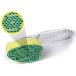 Scotch Brite® Scrub Dots Dishwand Refill, 14/Carton, Green view 1