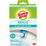 Scotch Brite® Disposable Toilet Scrubbers Refills, 40/Carton view 1