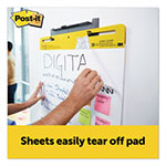 Post-it® Vertical-Orientation Self-Stick Easel Pad Value Pack, Unruled, 30 White 25 x 30 Sheets, 6/Carton view 1
