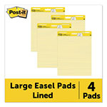 Post-it® Vertical-Orientation Self-Stick Easel Pad Value Pack, Faint 1 1/2