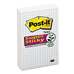Post-it® Grid Notes, Quad Ruled, 4