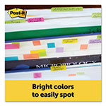 Post-it® Page Flag Markers, Assorted Brights, 100 Strips/Pad, 5 Pads/Pack view 1
