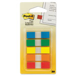 Post-it® Page Flags in Portable Dispenser, Assorted Primary, 20 Flags/Color orginal image