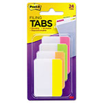 Post-it® Tabs, 1/5-Cut Tabs, Assorted Brights, 2