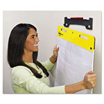 Post-it® Wall Easel, Adhesive Mount, Plastic, Smoke, 2/Pack view 1