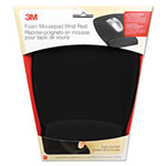 3M Antimicrobial Foam Mouse Pad with Wrist Rest, 8.62 x 6.75, Black view 2