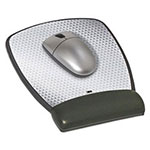 3M Antimicrobial Gel Compact Mouse Pad with Wrist Rest, 8.6 x 6.75, Black view 1