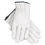 MCR Safety Grain Goatskin Driver Gloves, White, X-Large, 12 Pairs view 1