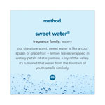 Method Products Gel Hand Wash Refill Tub, Sweetwater, 34 oz Tub, 4/Carton view 3