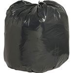 Nature Saver Recycled Black Trash Bags, 56 Gallon, Box of 100 view 1